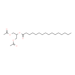 ChemSpider 2D Image | GLYCERYL DIACETATE 2-PALMITATE | C23H42O6