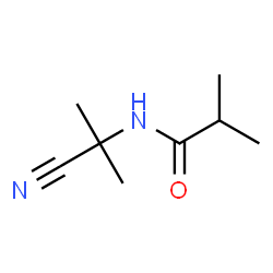 ChemSpider 2D Image | N-(2-Cyano-2-propanyl)-2-methylpropanamide | C8H14N2O