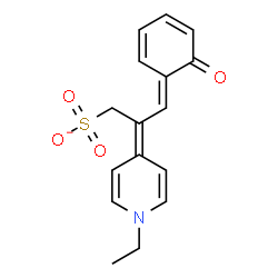 ChemSpider 2D Image | (3E)-2-(1-Ethyl-4(1H)-pyridinylidene)-3-(6-oxo-2,4-cyclohexadien-1-ylidene)-1-propanesulfonate | C16H16NO4S