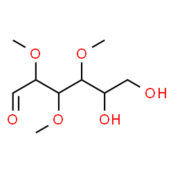 ChemSpider 2D Image | 2,3,4-Tri-O-methylhexose | C9H18O6