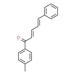 ChemSpider 2D Image | (2E,4E)-1-(4-Methylphenyl)-5-phenyl-2,4-pentadien-1-one | C18H16O