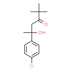 ChemSpider 2D Image | 5-(4-Chlorophenyl)-5-hydroxy-2,2-dimethyl-3-hexanone | C14H19ClO2