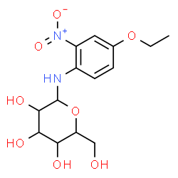 ChemSpider 2D Image | N-(4-Ethoxy-2-nitrophenyl)hexopyranosylamine | C14H20N2O8
