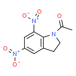 ChemSpider 2D Image | 1-Acetyl-5,7-dinitroindoline | C10H9N3O5