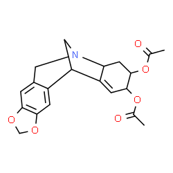 ChemSpider 2D Image | O~2~,O~3~-Diacetylpancracine | C20H21NO6