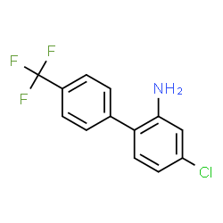 ChemSpider 2D Image | 4-Chloro-4'-(trifluoromethyl)-2-biphenylamine | C13H9ClF3N