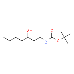 ChemSpider 2D Image | 2-Methyl-2-propanyl (4-hydroxy-2-octanyl)carbamate | C13H27NO3