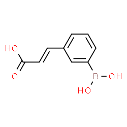 ChemSpider 2D Image | 3-(3-Boronophenyl)acrylic acid | C9H9BO4