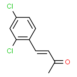 ChemSpider 2D Image | (3E)-4-(2,4-Dichlorophenyl)-3-buten-2-one | C10H8Cl2O