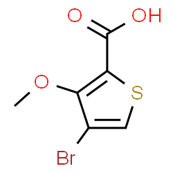 ChemSpider 2D Image | 4-Bromo-3-methoxy-2-thiophenecarboxylic acid | C6H5BrO3S