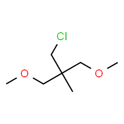 ChemSpider 2D Image | Propane, 2-(chloromethyl)-1,3-dimethoxy-2-methyl- | C7H15ClO2