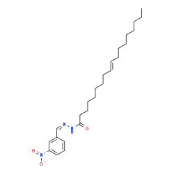 ChemSpider 2D Image | (9E)-N'-[(Z)-(3-Nitrophenyl)methylene]-9-octadecenehydrazide | C25H39N3O3