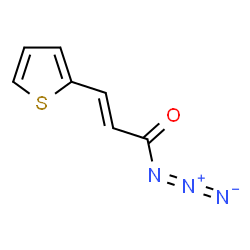 ChemSpider 2D Image | (2E)-3-(2-Thienyl)acryloyl azide | C7H5N3OS