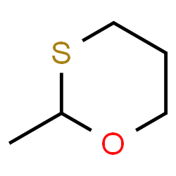 ChemSpider 2D Image | 2-Methyl-1,3-oxathiane | C5H10OS