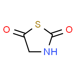 ChemSpider 2D Image | 1,3-Thiazolidine-2,5-dione | C3H3NO2S