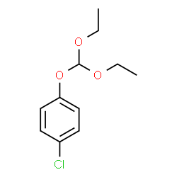 ChemSpider 2D Image | 1-Chloro-4-(diethoxymethoxy)benzene | C11H15ClO3