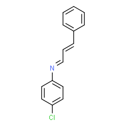 ChemSpider 2D Image | (1E,2E)-N-(4-Chlorophenyl)-3-phenyl-2-propen-1-imine | C15H12ClN