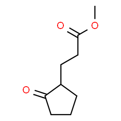 ChemSpider 2D Image | Methyl 3-(2-oxocyclopentyl)propanoate | C9H14O3