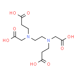 ChemSpider 2D Image | Ethylenediamine-N,N'-diacetic-N,N'-dipropionic acid | C12H20N2O8