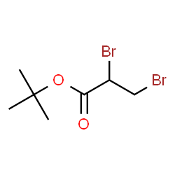 ChemSpider 2D Image | tert-Butyl 2,3-dibromopropanoate | C7H12Br2O2