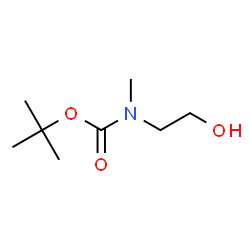 ChemSpider 2D Image | tert-butyl 2-hydroxyethylmethylcarbamate | C8H17NO3