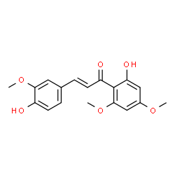 ChemSpider 2D Image | 2',4-Dihydroxy-3,4',6'-trimethoxychalcone | C18H18O6