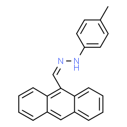 ChemSpider 2D Image | (1Z)-1-(9-Anthrylmethylene)-2-(4-methylphenyl)hydrazine | C22H18N2