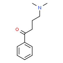 ChemSpider 2D Image | 4-(dimethylamino)-1-phenyl-1-butanone | C12H17NO