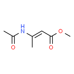 ChemSpider 2D Image | Methyl (2E)-3-acetamido-2-butenoate | C7H11NO3