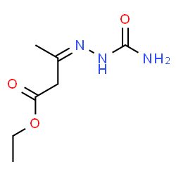 ChemSpider 2D Image | Ethyl (3Z)-3-(carbamoylhydrazono)butanoate | C7H13N3O3