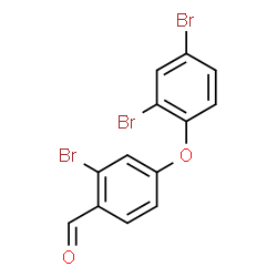 ChemSpider 2D Image | 2-Bromo-4-(2,4-dibromophenoxy)benzaldehyde | C13H7Br3O2