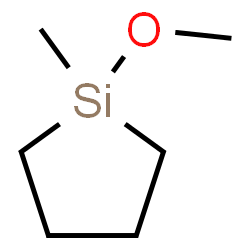 ChemSpider 2D Image | 1-Methoxy-1-methylsilolane | C6H14OSi