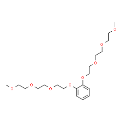 ChemSpider 2D Image | 1,2-Bis{2-[2-(2-methoxyethoxy)ethoxy]ethoxy}benzol | C20H34O8