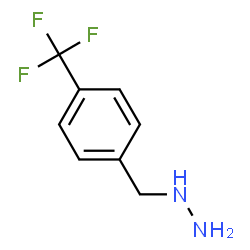 ChemSpider 2D Image | (4-(Trifluoromethyl)benzyl)hydrazine | C8H9F3N2
