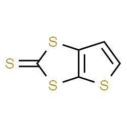 ChemSpider 2D Image | Thieno[2,3-d]-1,3-dithiol-2-thione | C5H2S4