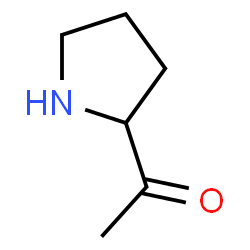 ChemSpider 2D Image | 2-Acetylpyrrolidine | C6H11NO