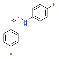 ChemSpider 2D Image | (1Z)-1-(4-Fluorobenzylidene)-2-(4-fluorophenyl)hydrazine | C13H10F2N2