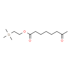 ChemSpider 2D Image | 2-(Trimethylsilyl)ethyl 7-oxooctanoate | C13H26O3Si