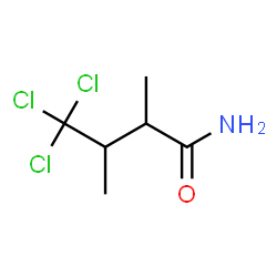 ChemSpider 2D Image | 4,4,4-Trichloro-2,3-dimethylbutanamide | C6H10Cl3NO