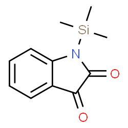 ChemSpider 2D Image | 1-(Trimethylsilyl)-1H-indole-2,3-dione  | C11H13NO2Si