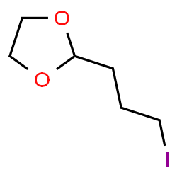 ChemSpider 2D Image | 2-(3-Iodopropyl)-1,3-dioxolane | C6H11IO2