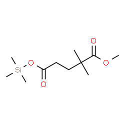 ChemSpider 2D Image | 1-Methyl 5-(trimethylsilyl) 2,2-dimethylpentanedioate  | C11H22O4Si