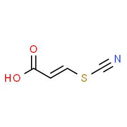 ChemSpider 2D Image | (2E)-3-Thiocyanatoacrylic acid | C4H3NO2S