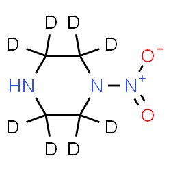 ChemSpider 2D Image | 1-Nitro(2,2,3,3,5,5,6,6-~2~H_8_)piperazine | C4HD8N3O2