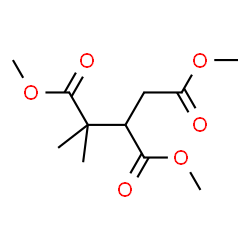 ChemSpider 2D Image | Trimethyl 3-methyl-1,2,3-butanetricarboxylate | C11H18O6