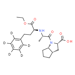 ChemSpider 2D Image | RAMIPRIL-D5 | C23H27D5N2O5