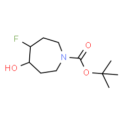 ChemSpider 2D Image | tert-butyl 4-fluoro-5-hydroxyazepane-1-carboxylate | C11H20FNO3
