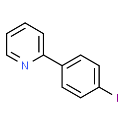 ChemSpider 2D Image | 2-(4-Iodophenyl)pyridine | C11H8IN