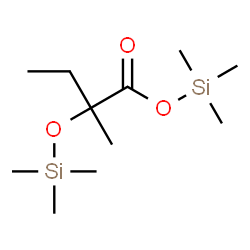 ChemSpider 2D Image | Trimethylsilyl 2-methyl-2-[(trimethylsilyl)oxy]butanoate  | C11H26O3Si2