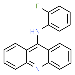 ChemSpider 2D Image | N-(2-Fluorophenyl)-9-acridinamine | C19H13FN2